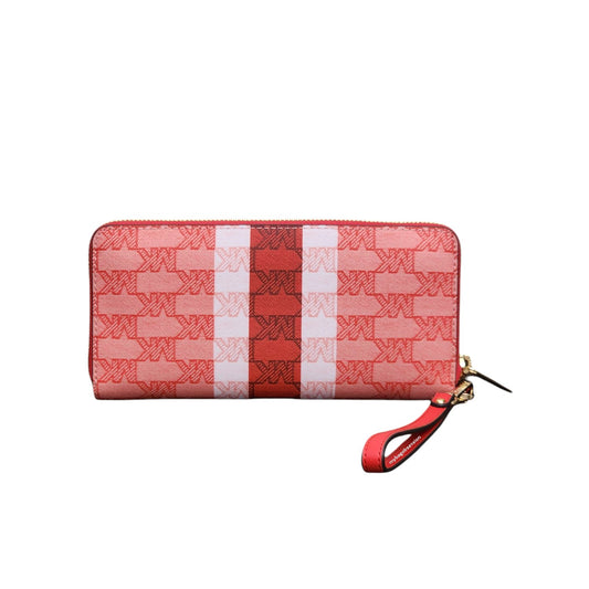 Michael Kors Jet Set Logo Center Stripe Continental Wristlet