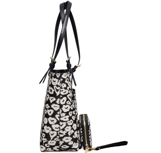 Michael Kors Jet Set MD Double Front Pocket Tote SET