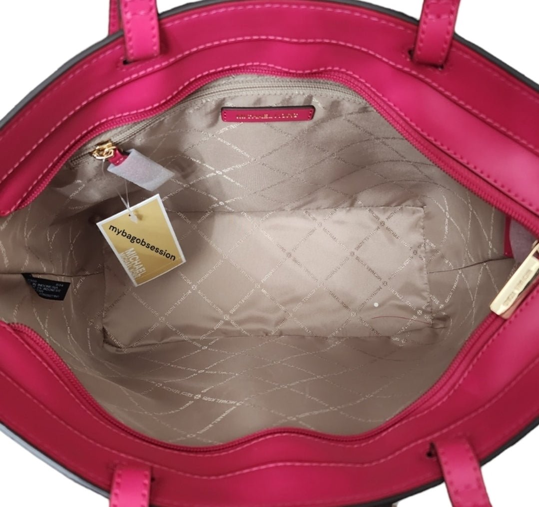Michael Kors Jet Set MD Double Front Pocket Tote SET