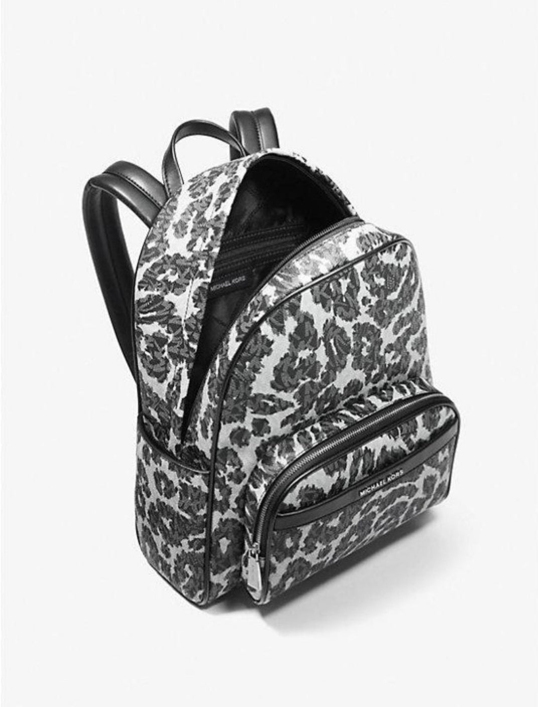 Michael Kors Bex Medium Leopard Logo Backpack