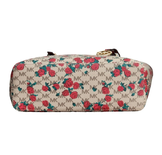 Michael Kors Jet Set Logo Floral Tote
