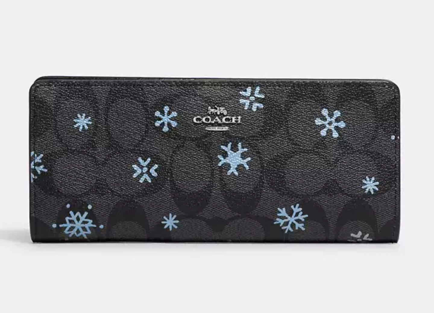 Coach Snowflake Slim Wallet