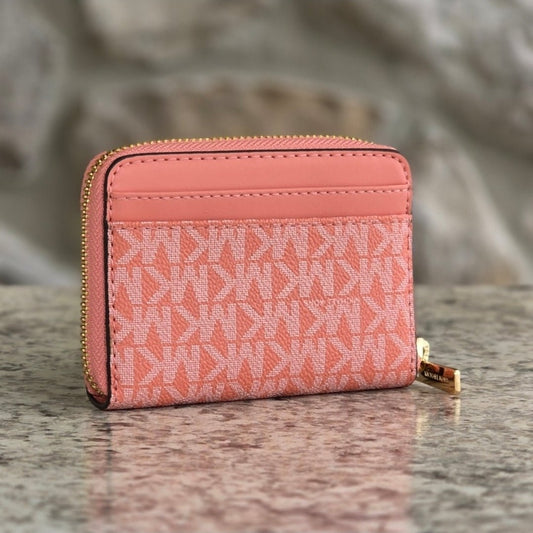 Michael Kors Jet Set Logo Medium Card Case Wallet