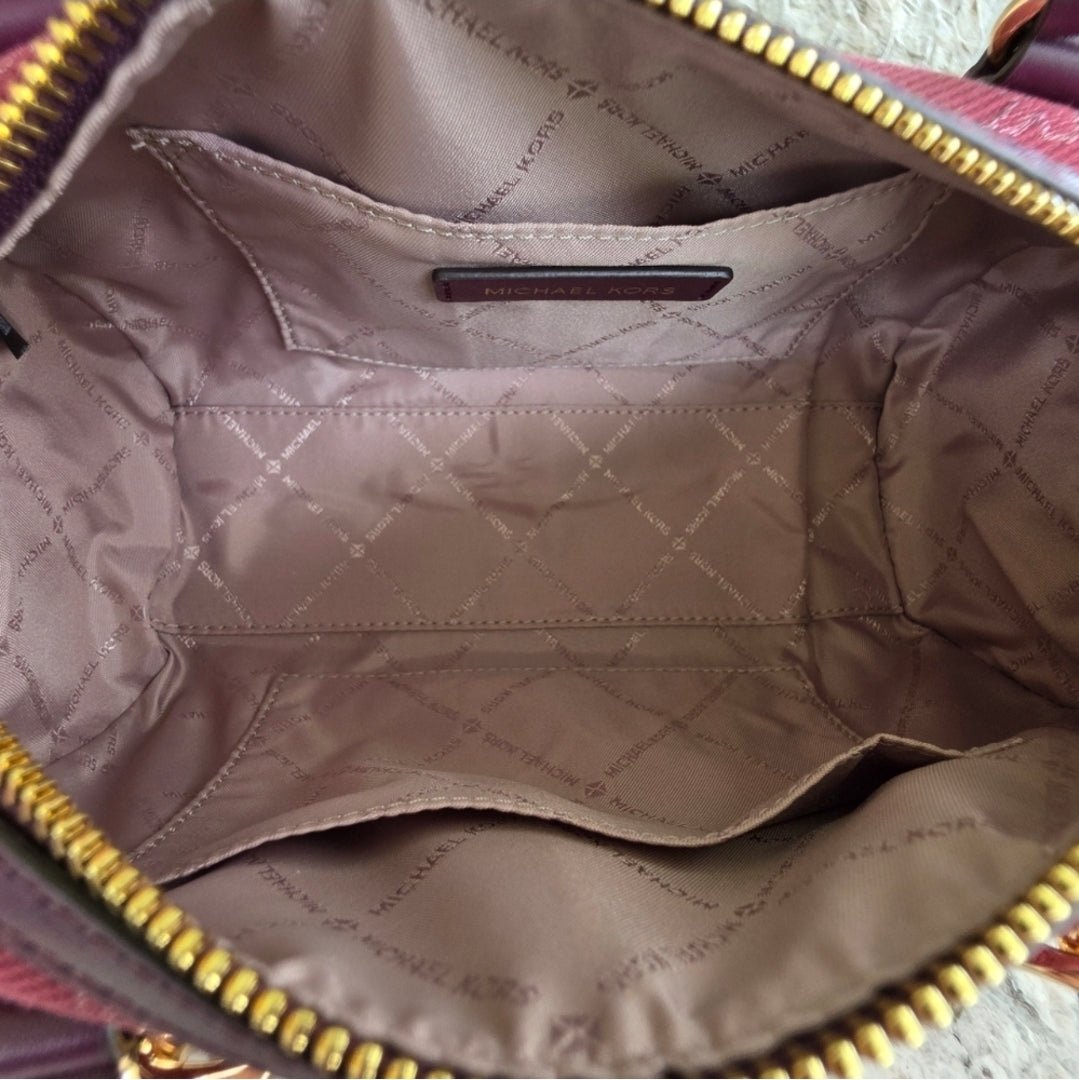 Michael Kors Zooey Logo Barrel MD Crossbody