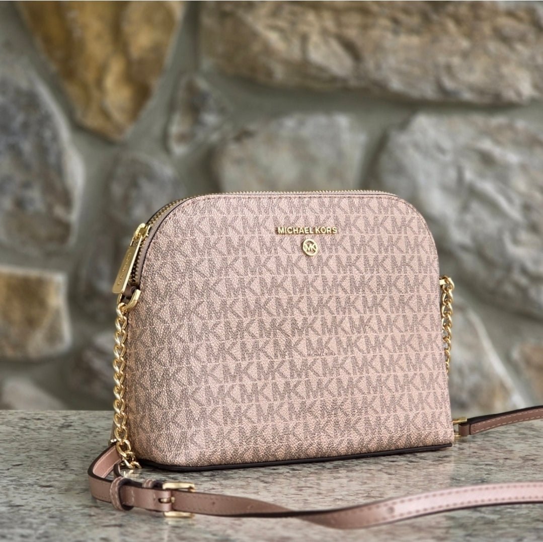 Michael Kors Cindy Logo LG Crossbody Pink