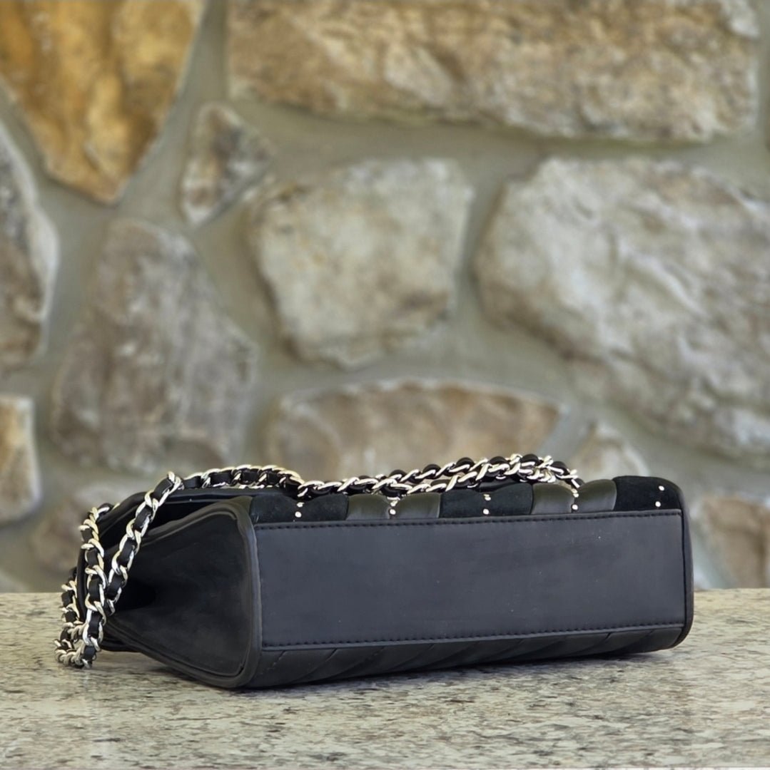 Michael Kors Rose Medium Black Crossbody