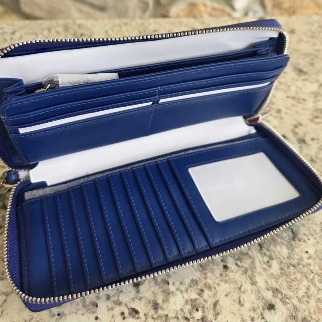 Michael Kors Jet Set Stripe Continental Wristlet