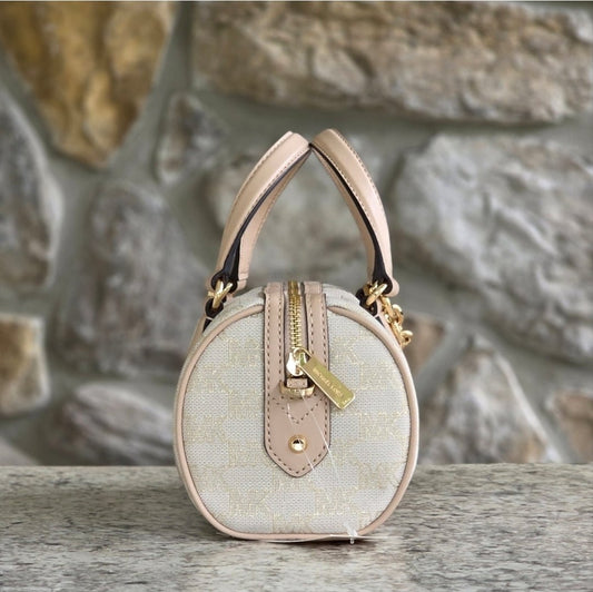 Michael Kors Zooey Barrel Logo MD Crossbody