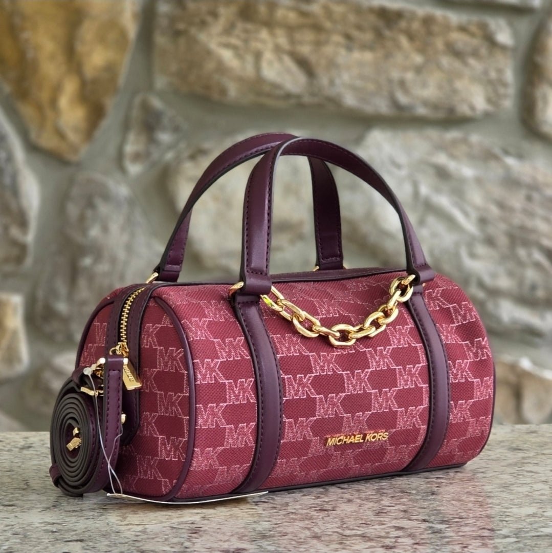 Michael Kors Zooey Logo Barrel MD Crossbody