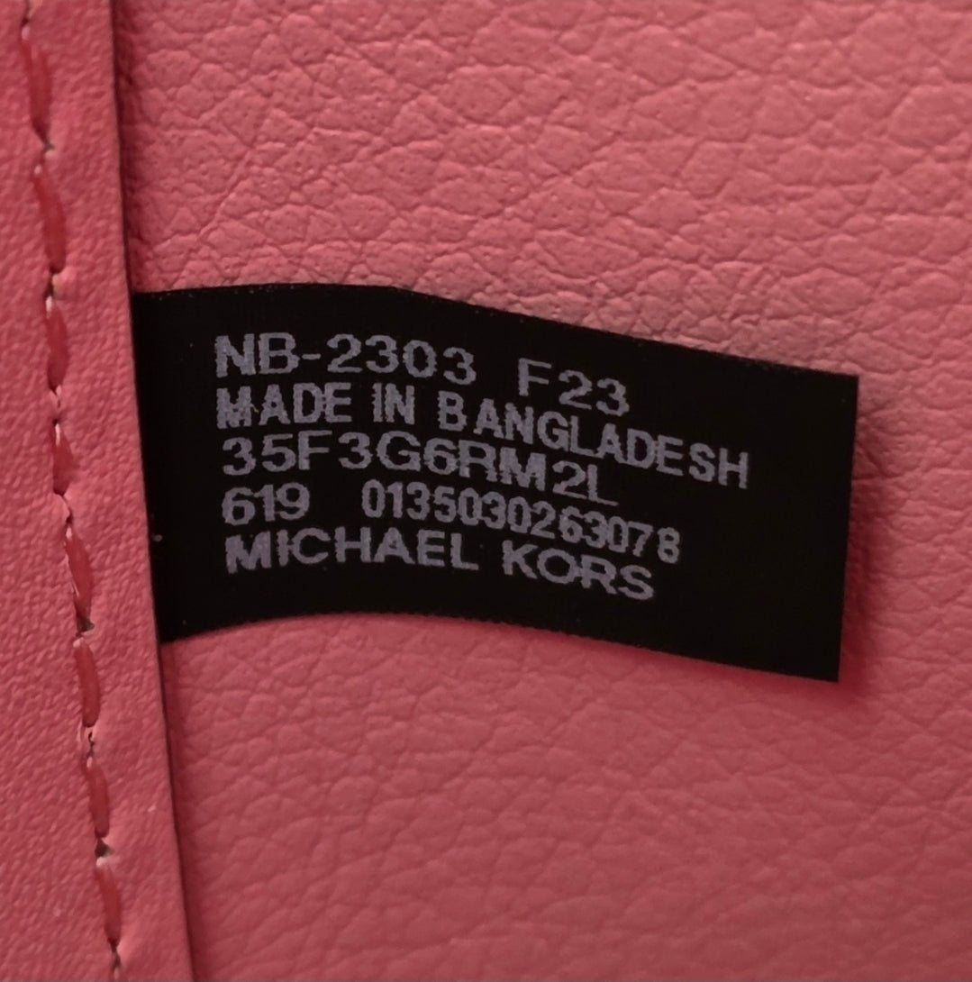 Michael Kors Reed Bucket Medium Pink Crossbody