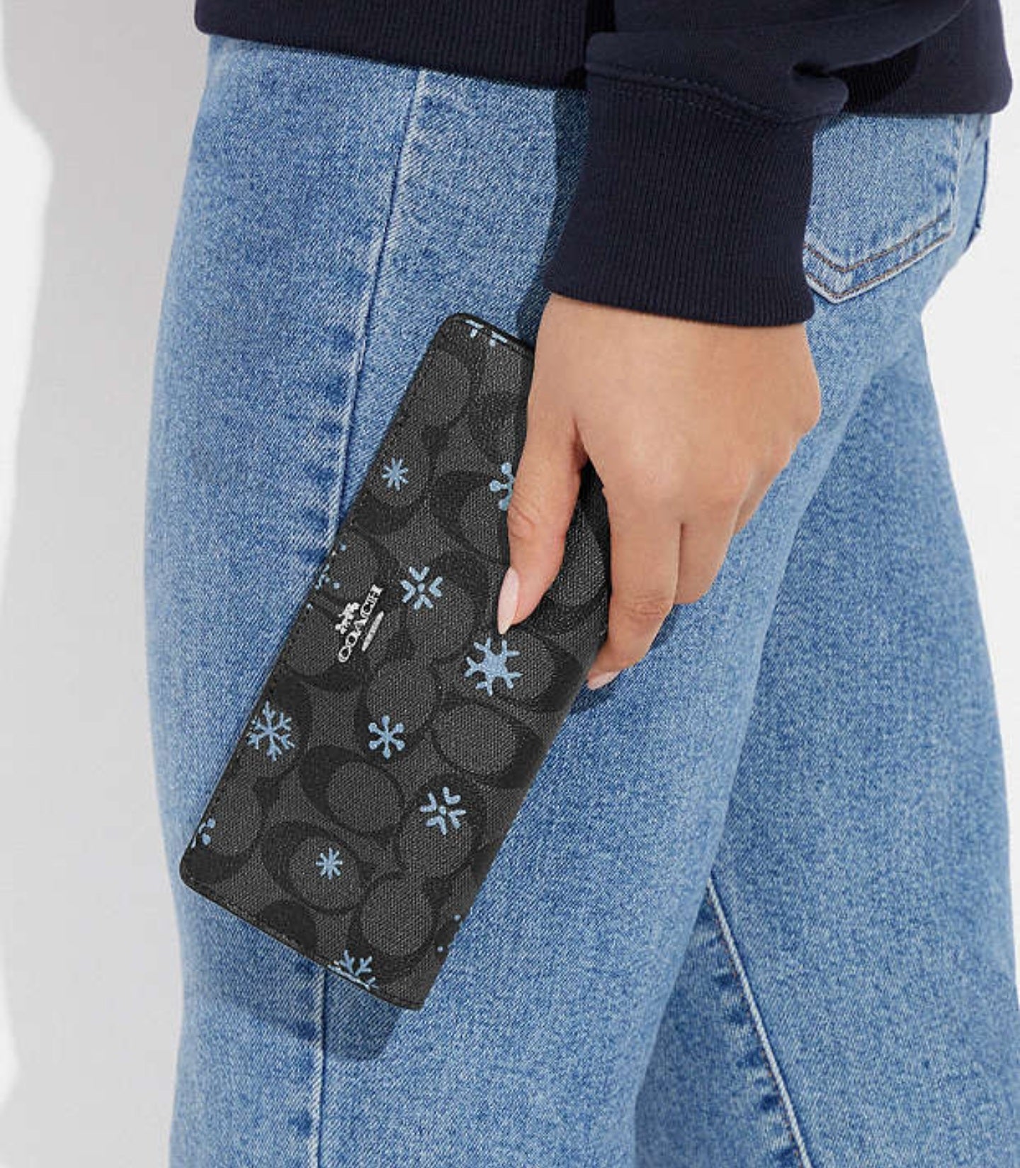 Coach Snowflake Slim Wallet