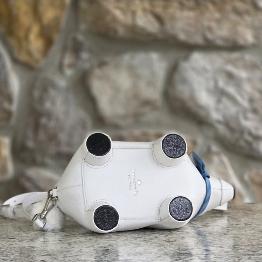 Kate Spade Artic Friends Polar Bear Novelty Crossbody White