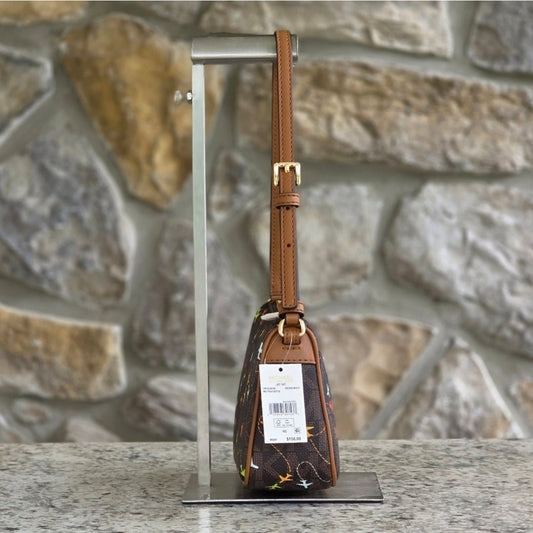 Michael Kors Medium Airplane Logo Pouchette