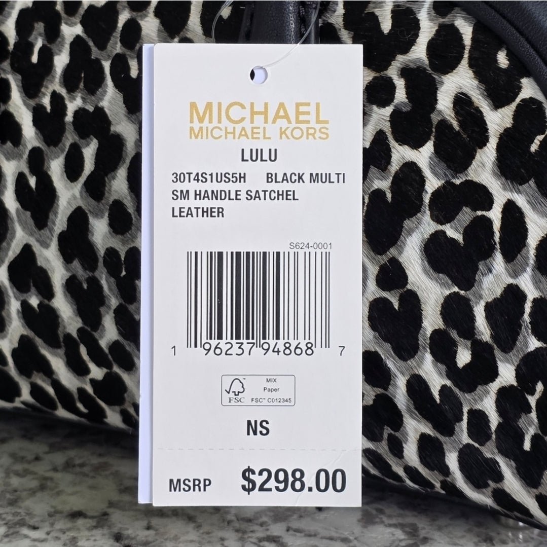 Michael Kors LuLu Small Leopard Bag