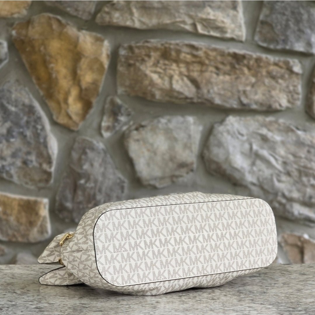 Michael Kors Logo Large Crossbody Vanilla