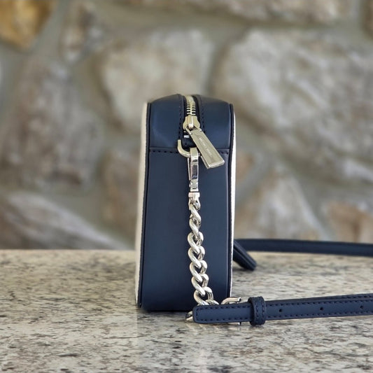 Michael Kors Jet Set Ombré Logo Medium Center Stripe Crossbody