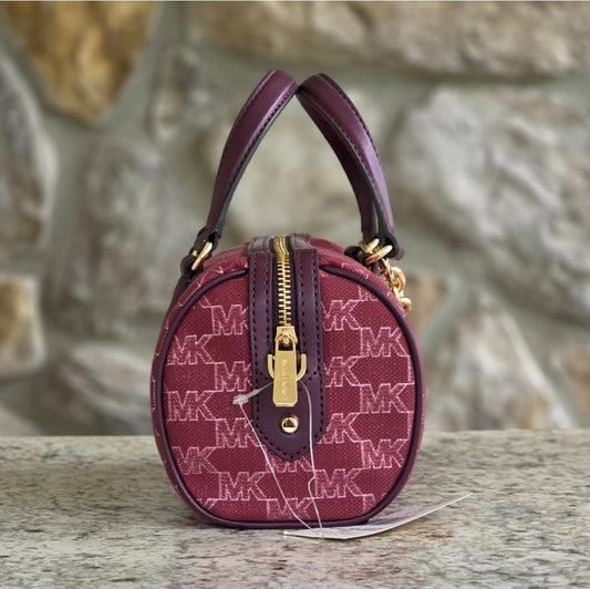 Michael Kors Zooey Logo Barrel MD Crossbody