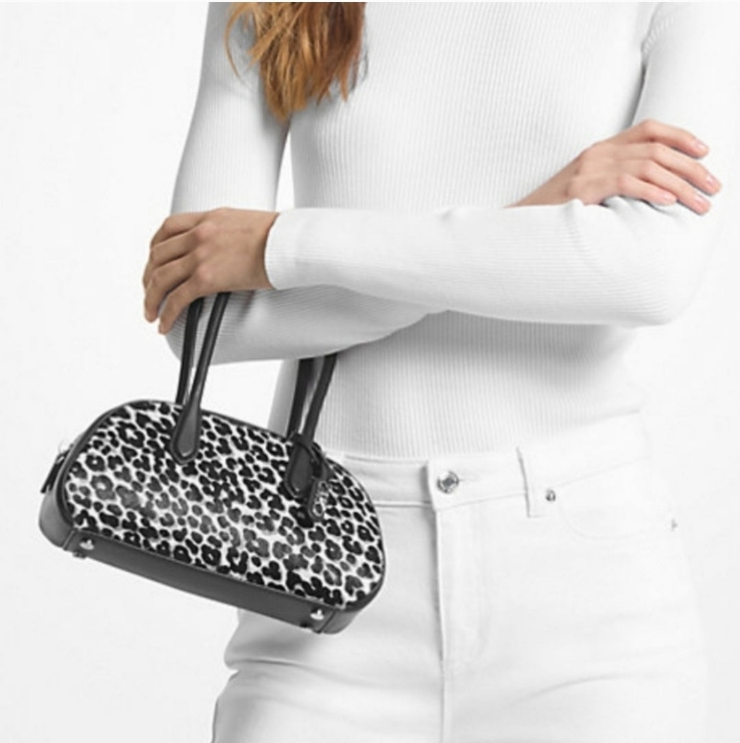Michael Kors LuLu Small Leopard Bag