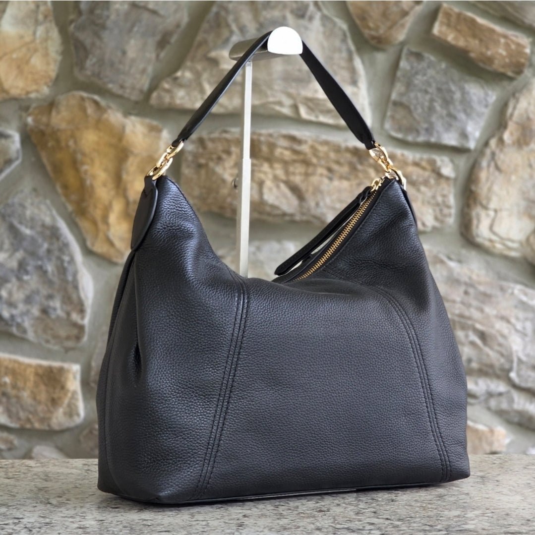 Michael Kors Sienna LG Convertible Shoulder Bag Black
