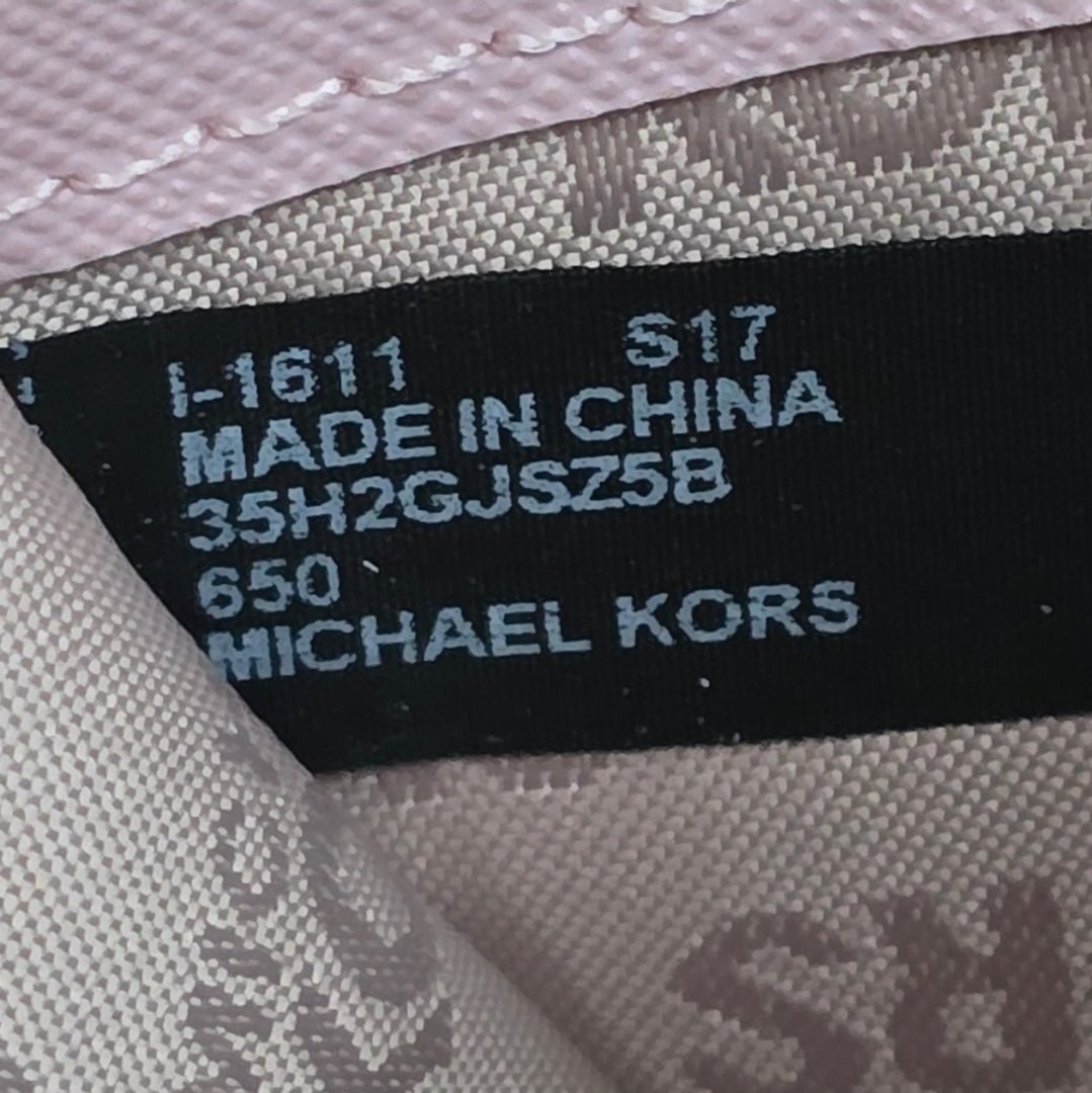 Michael Kors Jet Set Logo Bifold Wallet Pink