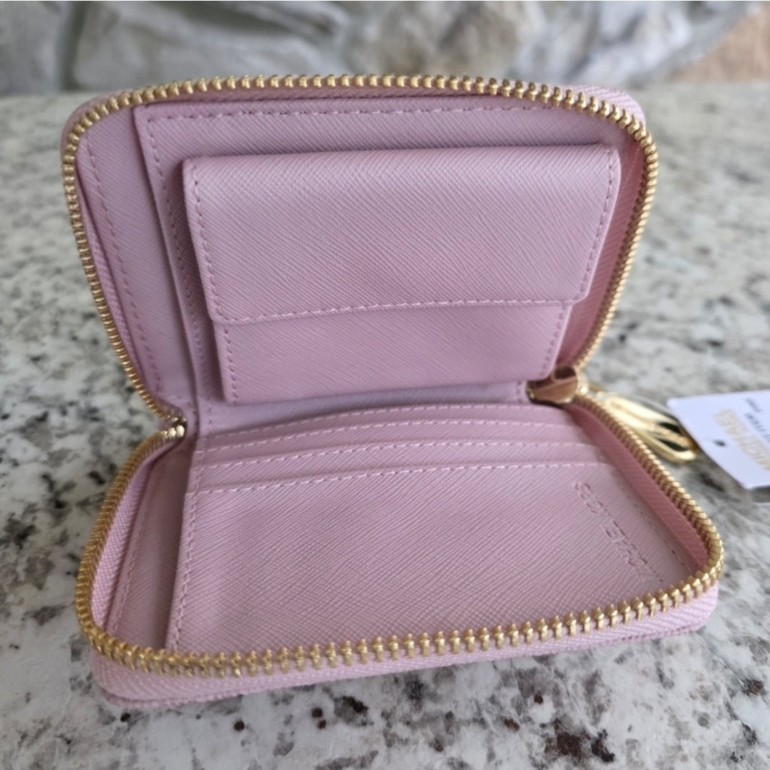 Michael Kors Jet Set Logo Bifold Wallet Pink