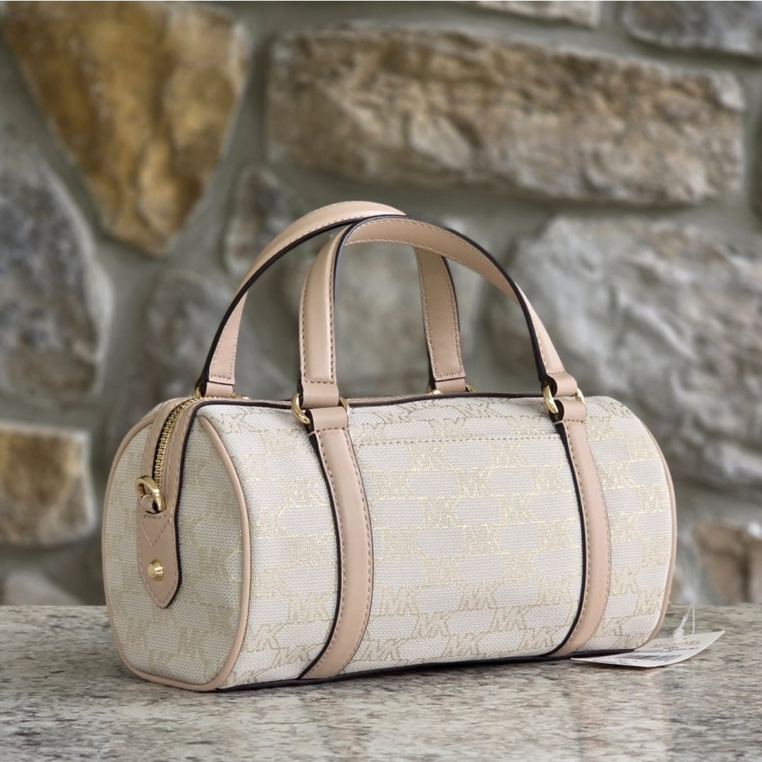 Michael Kors Zooey Barrel Logo MD Crossbody