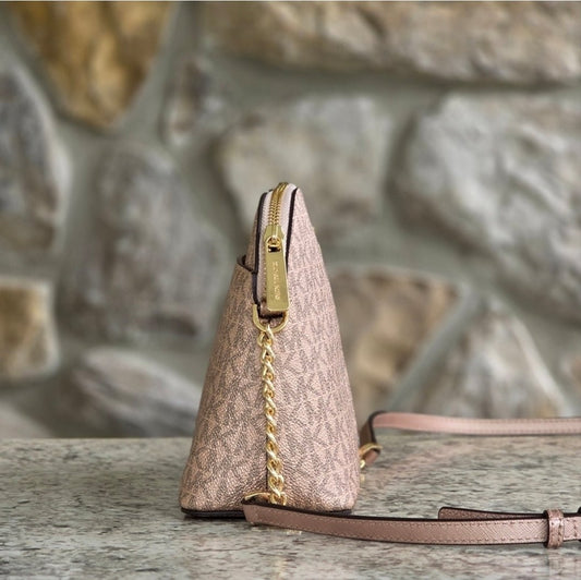 Michael Kors Cindy Logo LG Crossbody Pink