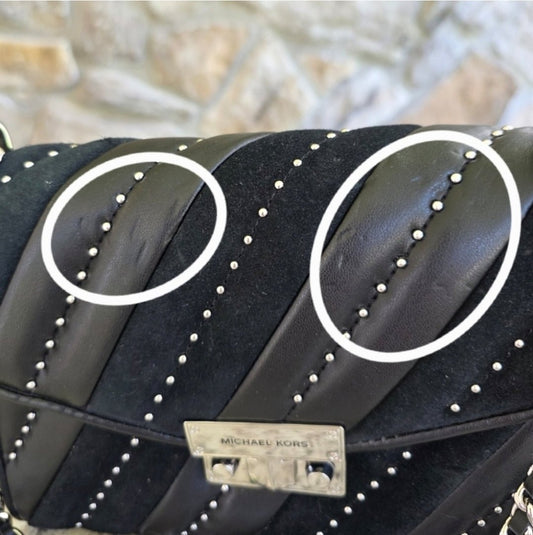 Michael Kors Rose Medium Black Crossbody