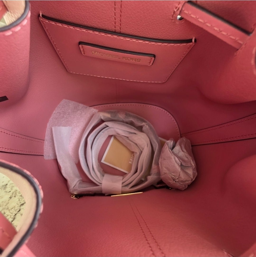 Michael Kors Reed Bucket Medium Pink Crossbody