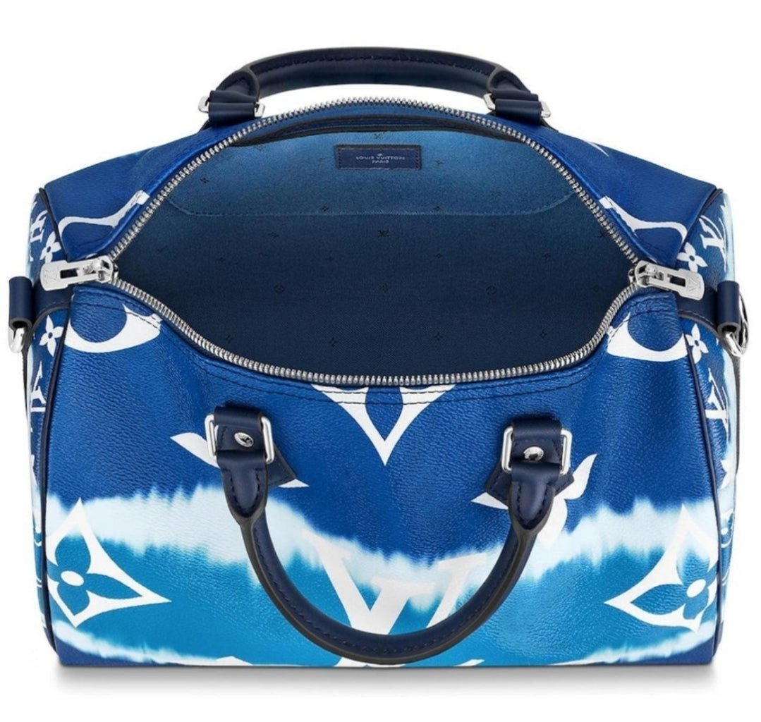 Louis Vuitton Escale Speedy 30 Bandoulière Blue SET