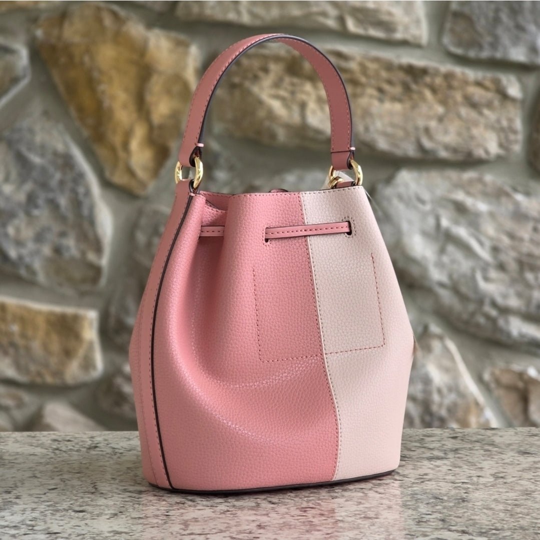 Michael Kors Reed Bucket Medium Pink Crossbody