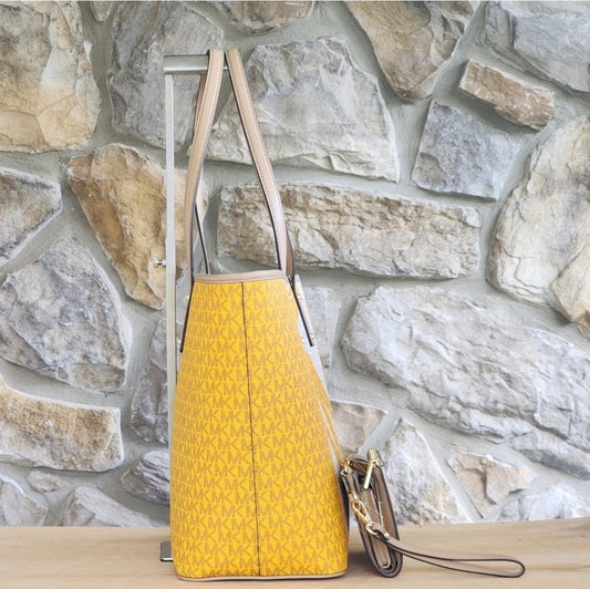 Michael Kors Carter Logo LG Color-Block Tote SET