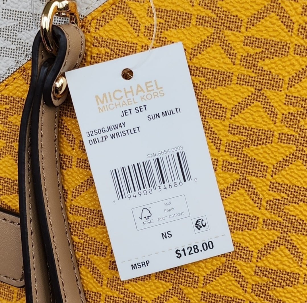 Michael Kors Carter Logo LG Color-Block Tote SET
