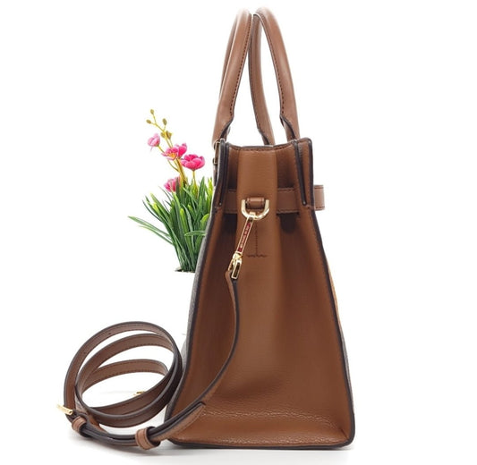 Michael Kors Hamilton Medium Brown Satchel