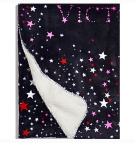 Victoria's Secret Sherpa Star Blanket