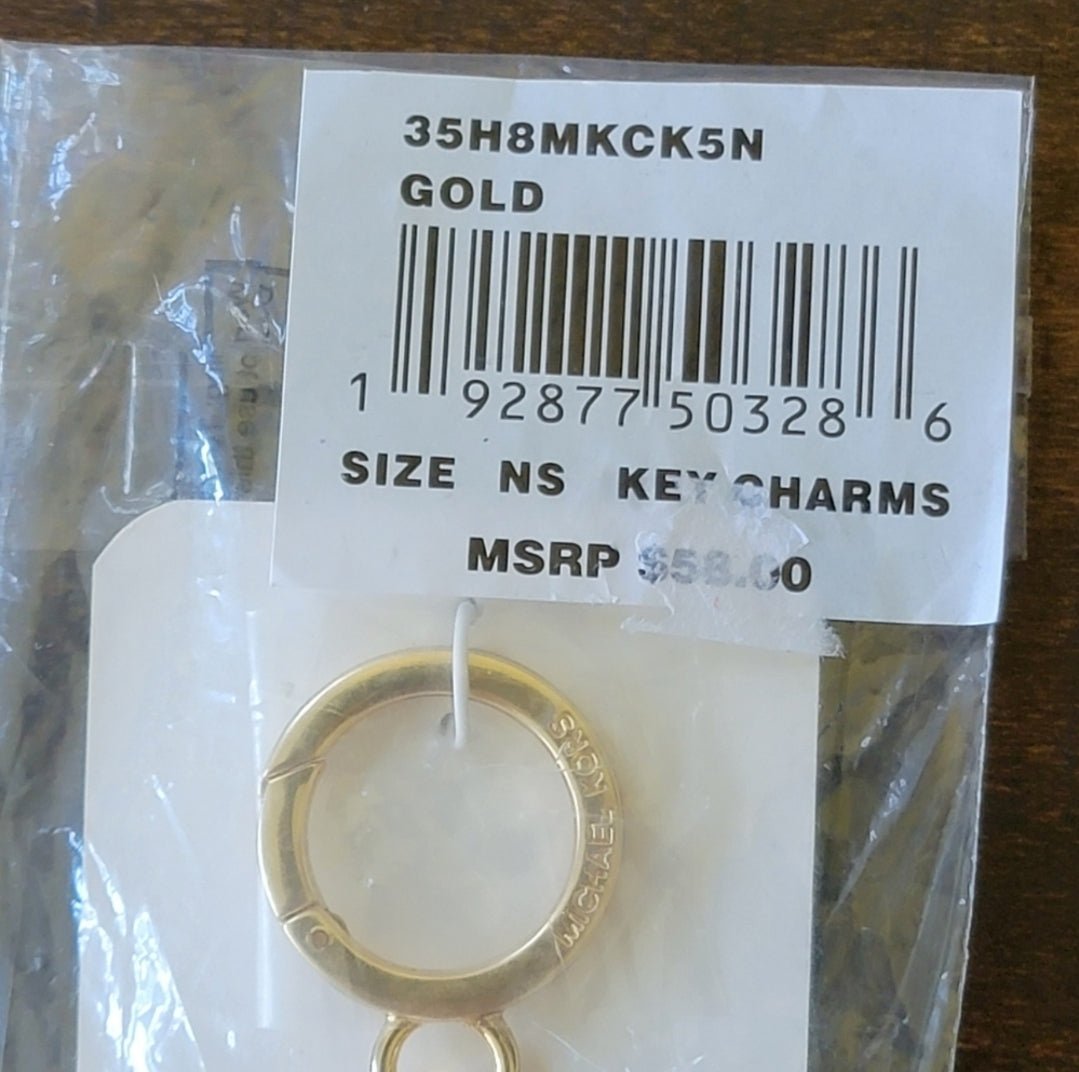 Michael Kors Bag Charm Gold