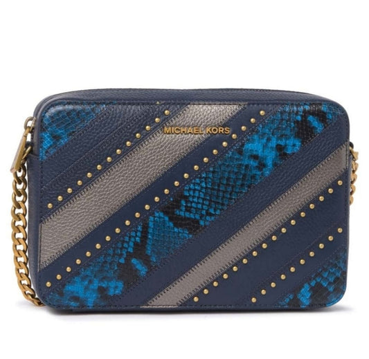 Michael Kors Jet Set EW LG Crossbody Blue