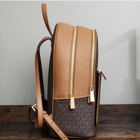 Michael Kors Adina Logo LG Backpack Brown
