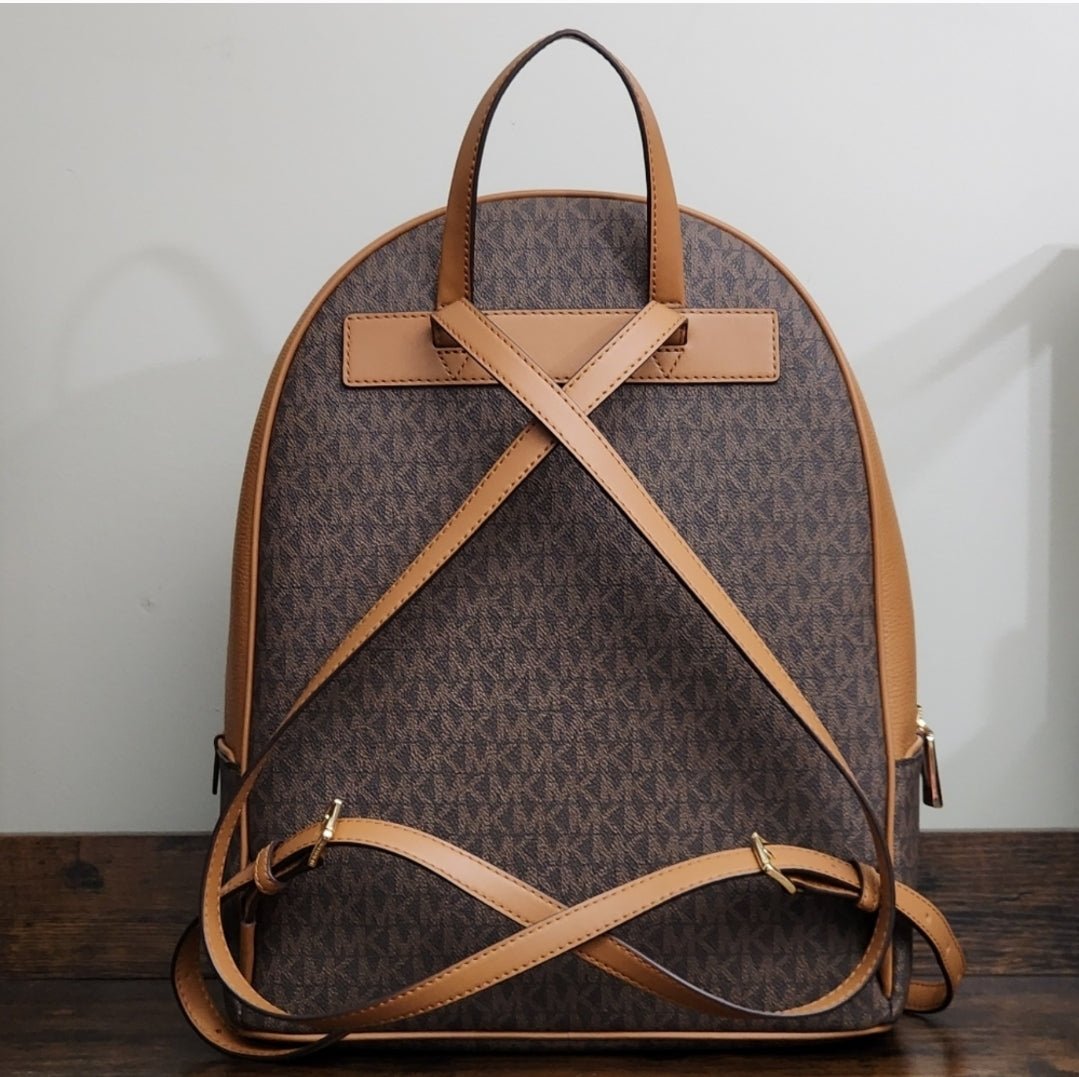 Michael Kors Adina Logo LG Backpack Brown