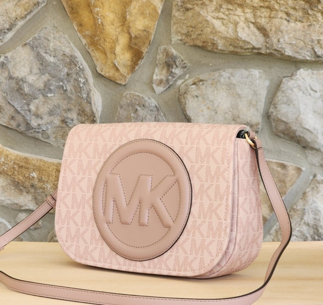 Michael Kors Brynn Logo MD Crossbody Pink
