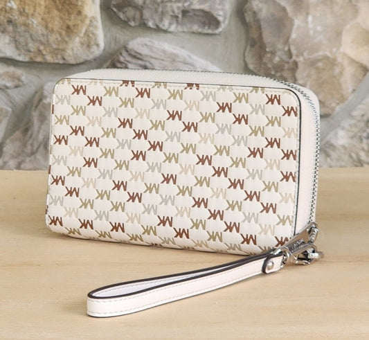 Michael Kors Jet Set Logo LG Phone Wristlet Wallet