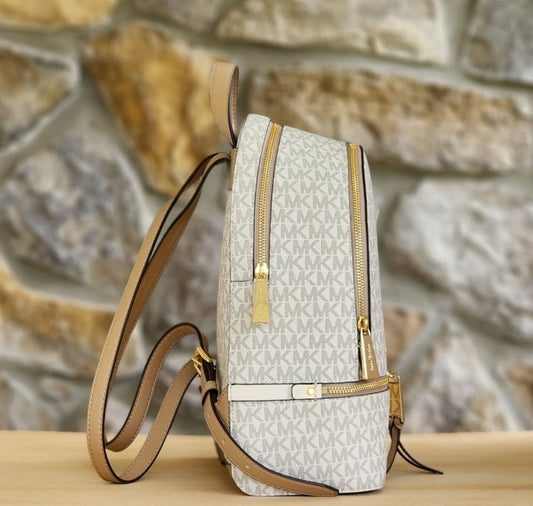 Michael Kors Rhea Logo Color-Block MD Backpack