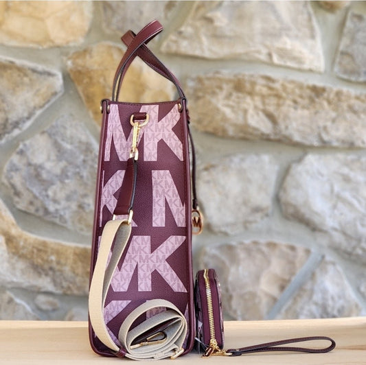 Michael Kors Maple Logo LG Tote SET