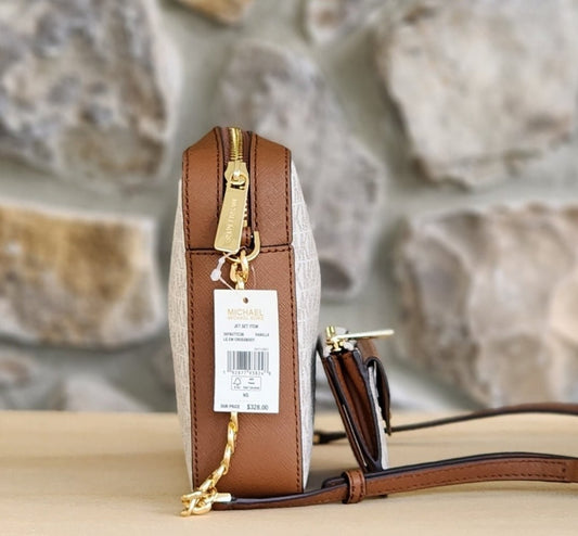 Michael Kors Jet Set Logo EW LG Crossbody SET