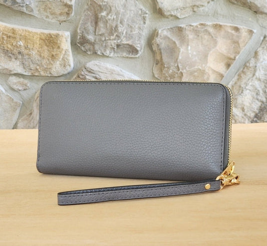 Michael Kors Jet Set LG Continental Wristlet Grey