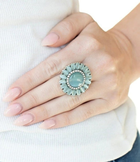 Paparazzi Elegantly Eden Blue Ring
