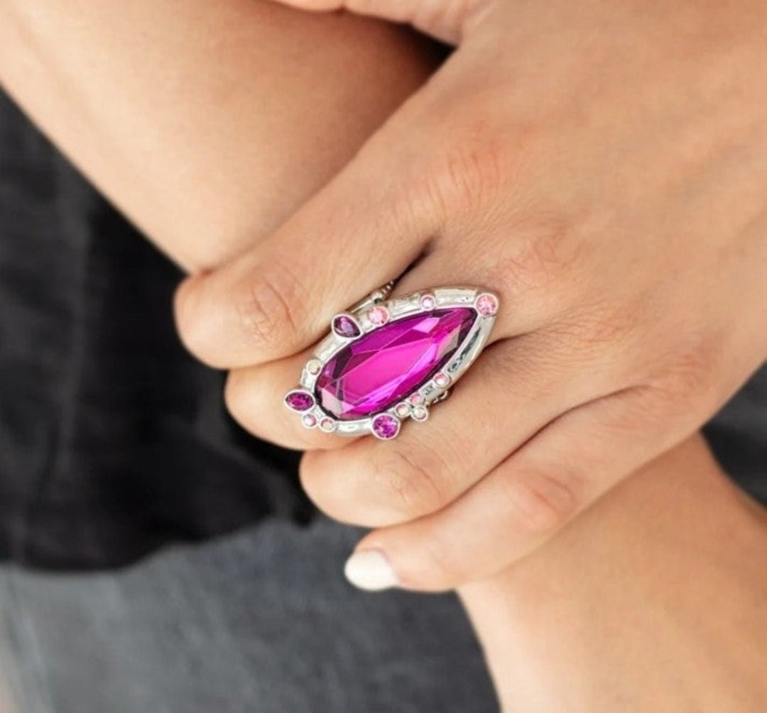 Paparazzi Sparkle Smitten Pink Ring