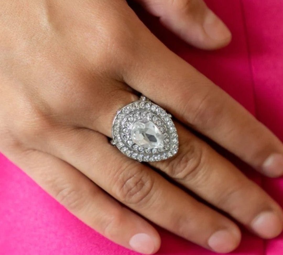 Paparazzi Icy Indulgence White Ring