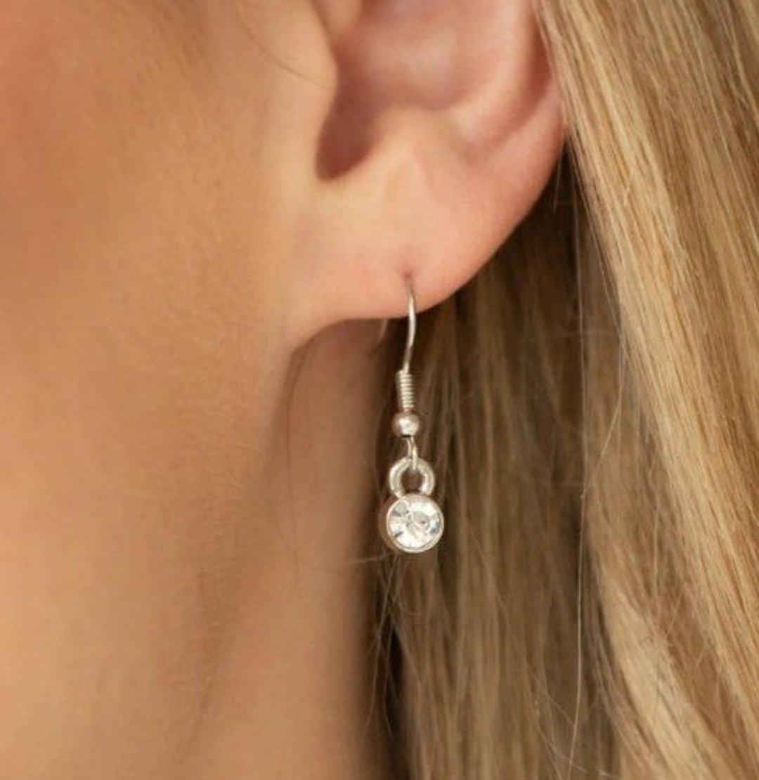 Paparazzi Cosmic Coronnation Blue Necklace & Earrings