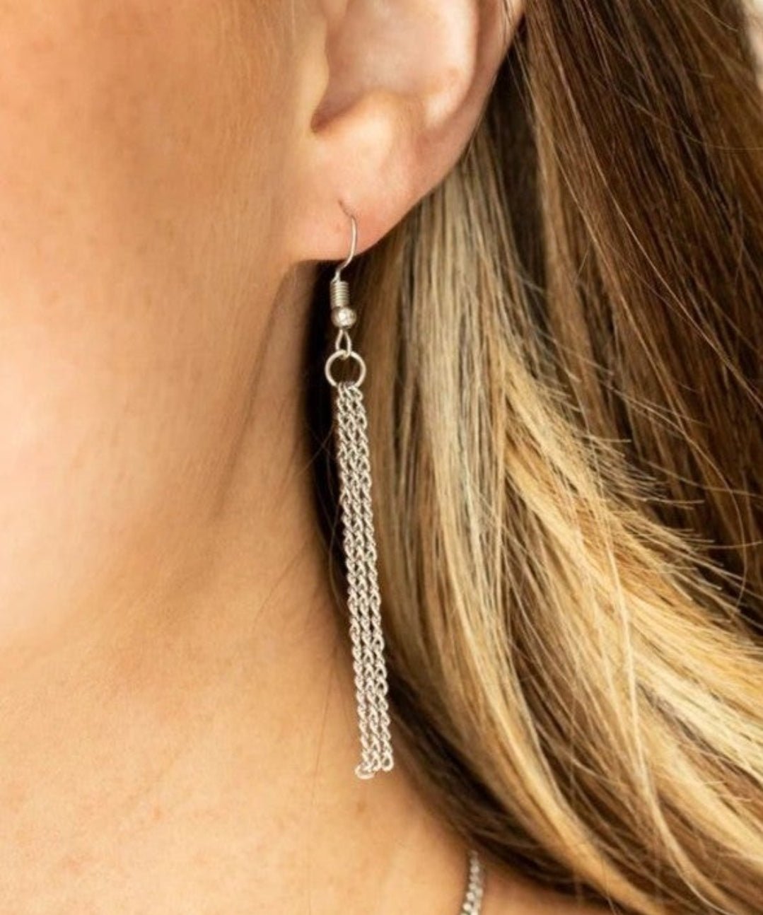 Paparazzi Blissed Out Opulence Pink Necklace & Earrings